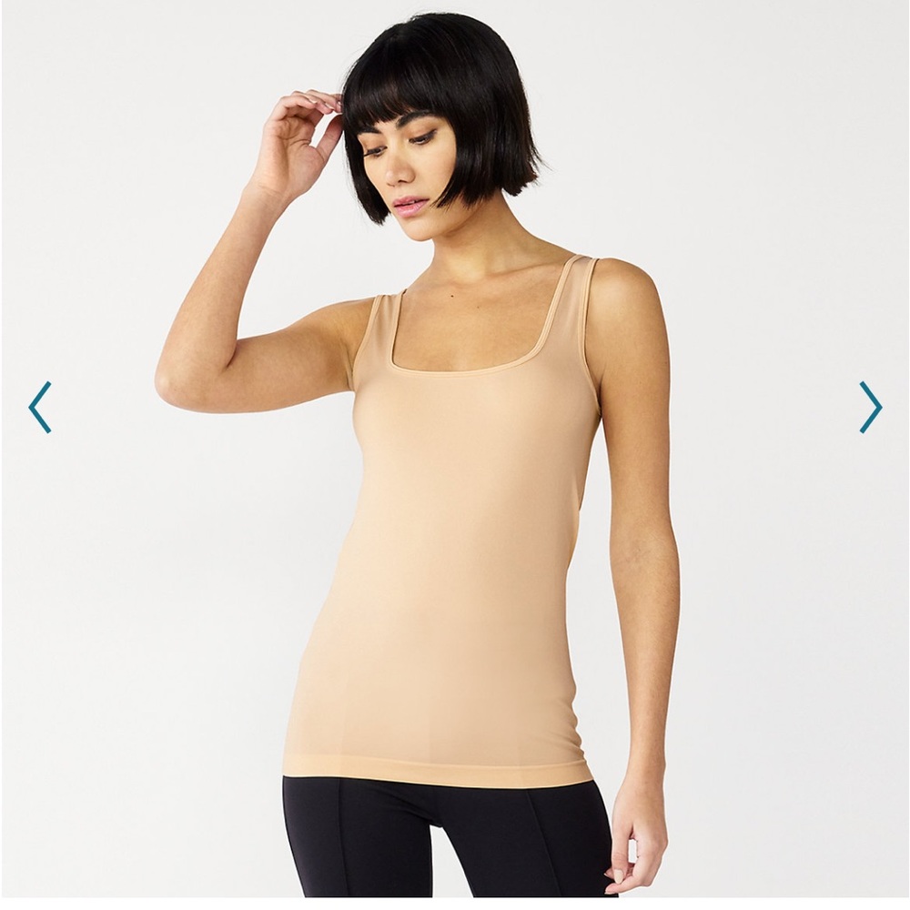 Women’s Nine West essential soft-spun seamless square neck tank